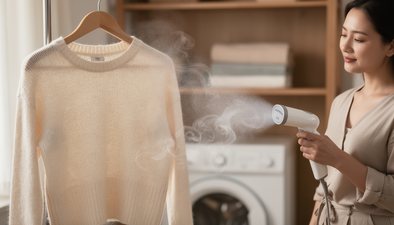 Come lavare i capi in lana senza che si restringano: il trucco del vapore