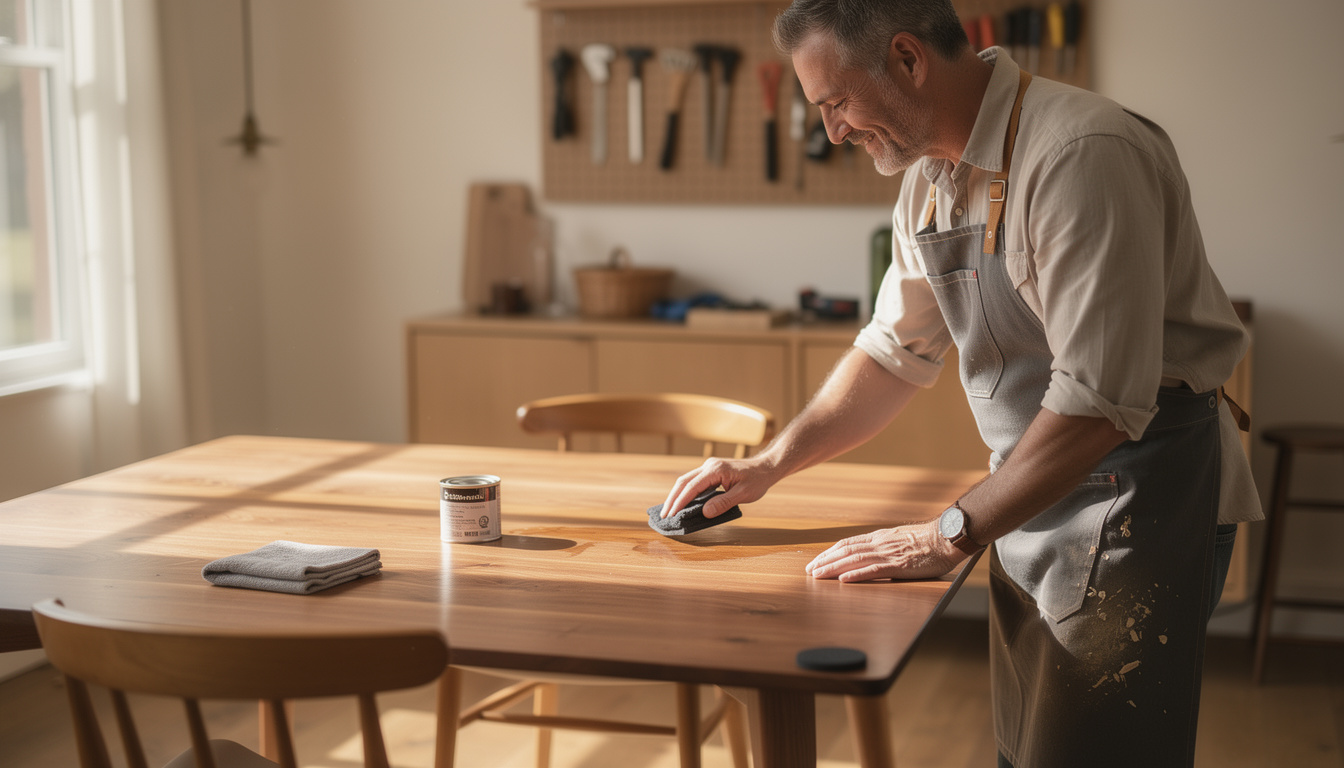 Ecco il consiglio del falegname per non rovinare più il tuo tavolo in legno