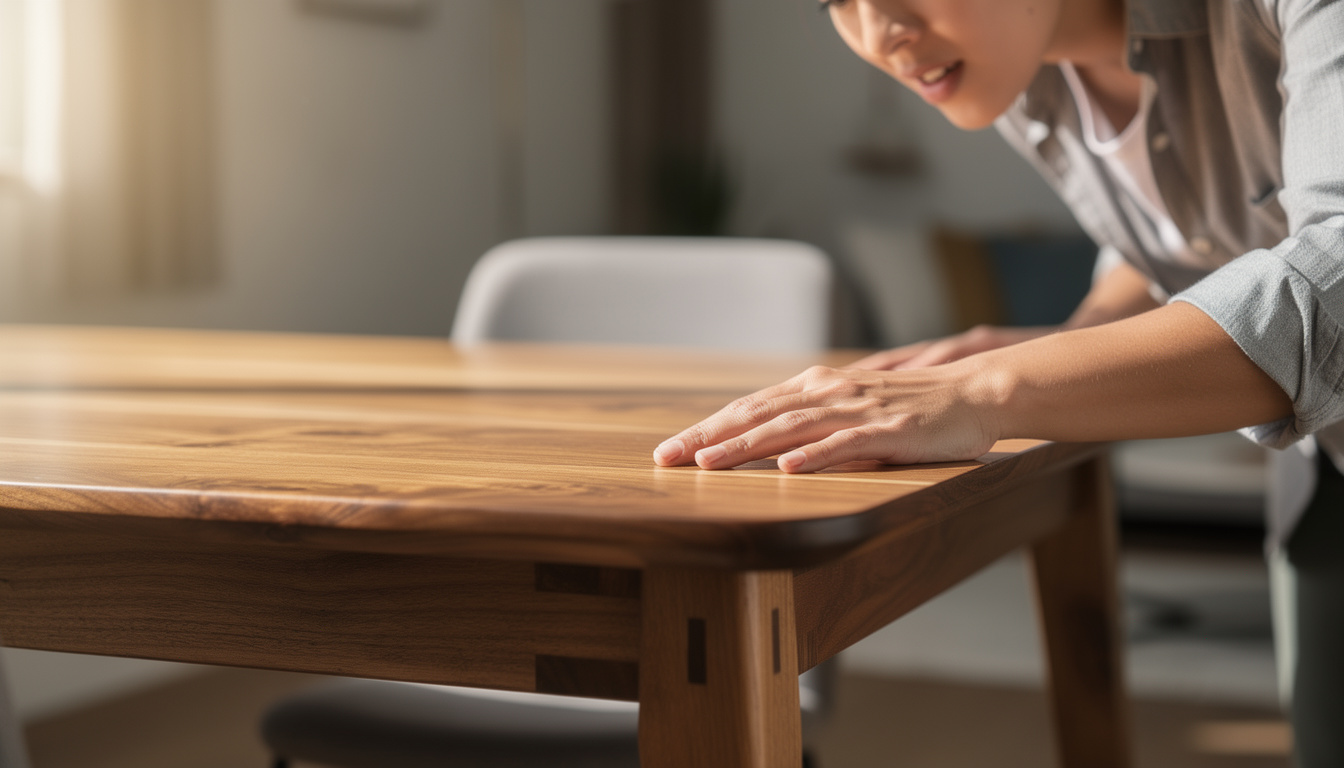 I 3 test che rivelano la qualità di un mobile in legno