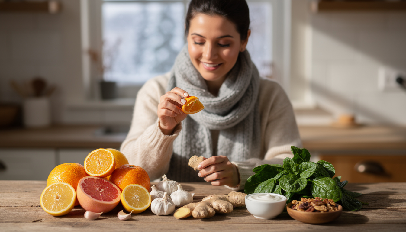 I 5 cibi che devi mangiare per rinforzare le difese immunitarie in inverno