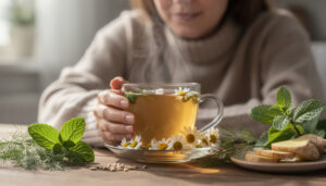 scopri le 5 erbe migliori per un infuso digestivo post-abbuffata che combatte l'amaro e favorisce la digestione in modo naturale ed efficace.